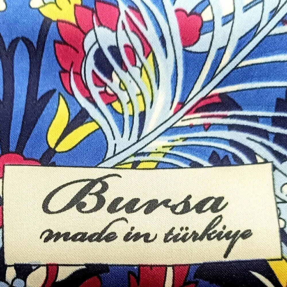 Kule Silk Bursa Turkiye Oblong Scarf Wrap
